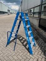 Premium Dubbele Trap 6 Treden, Trap, Nieuw, Ophalen of Verzenden, Opvouwbaar of Inschuifbaar