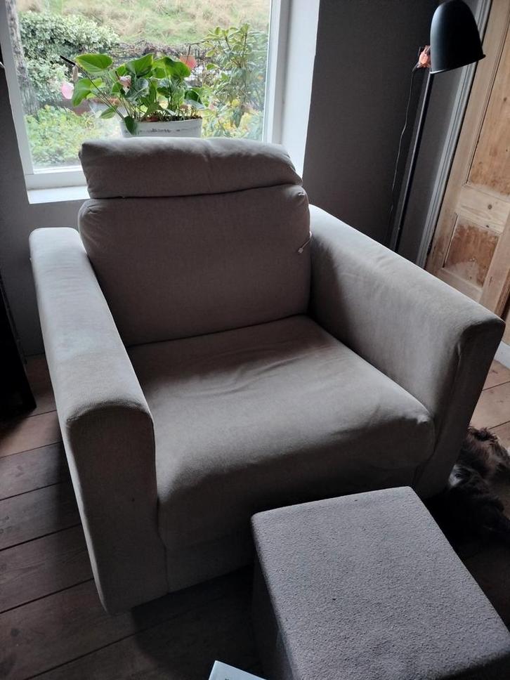 2x Vimle Fauteuils Ikea, Beige van kleur, Huis en Inrichting, Fauteuils, Gebruikt, 50 tot 75 cm, 75 tot 100 cm, Ophalen