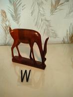 Houten Beeld van Hert, Antiek en Kunst, Kunst | Beelden en Houtsnijwerken, Ophalen of Verzenden