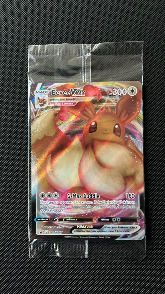 Eevee vmax swsh 087, Hobby en Vrije tijd, Verzamelkaartspellen | Pokémon, Zo goed als nieuw, Ophalen