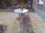 Tuintafel, Tuin en Terras, Tuintafels, Ophalen, Gebruikt, Rond, Overige materialen