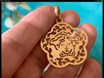 Geweldige vintage gouden Kettinghanger Versace Medusa 18 kar, Overige voorstellingen, Ophalen of Verzenden, Zo goed als nieuw