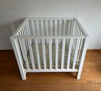 Houten kinderbox wit met boxkleed Koeka, Ophalen, Gebruikt, In hoogte verstelbaar