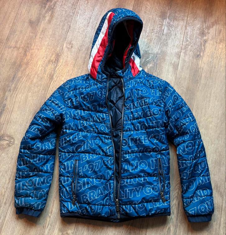 Vingino - reversible winterjas - maat 134/140, Kinderen en Baby's, Kinderkleding | Maat 140, Zo goed als nieuw, Jongen of Meisje