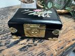 chinees sieraden juwelen kistje box doos en slot nieuw roos, Antiek en Kunst, Ophalen of Verzenden