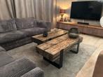 Oud Eiken Bielzen Salontafel Set Exclusief Maatwerk, Ophalen, Eikenhout, Nieuw, 50 tot 100 cm