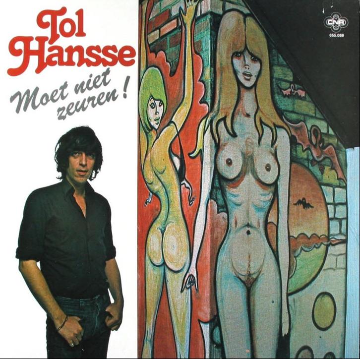 Tol Hansse - Moet Niet Zeuren -LP hoes Paul Huf, Cd's en Dvd's, Vinyl | Nederlandstalig, Gebruikt, Levenslied of Smartlap, 12 inch