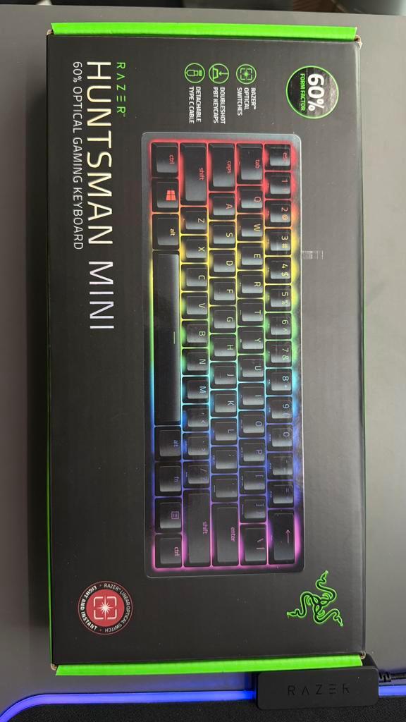 Razer Huntsman Mini, Computers en Software, Toetsenborden, Zo goed als nieuw, Qwerty, Bedraad, Gaming toetsenbord, Ophalen