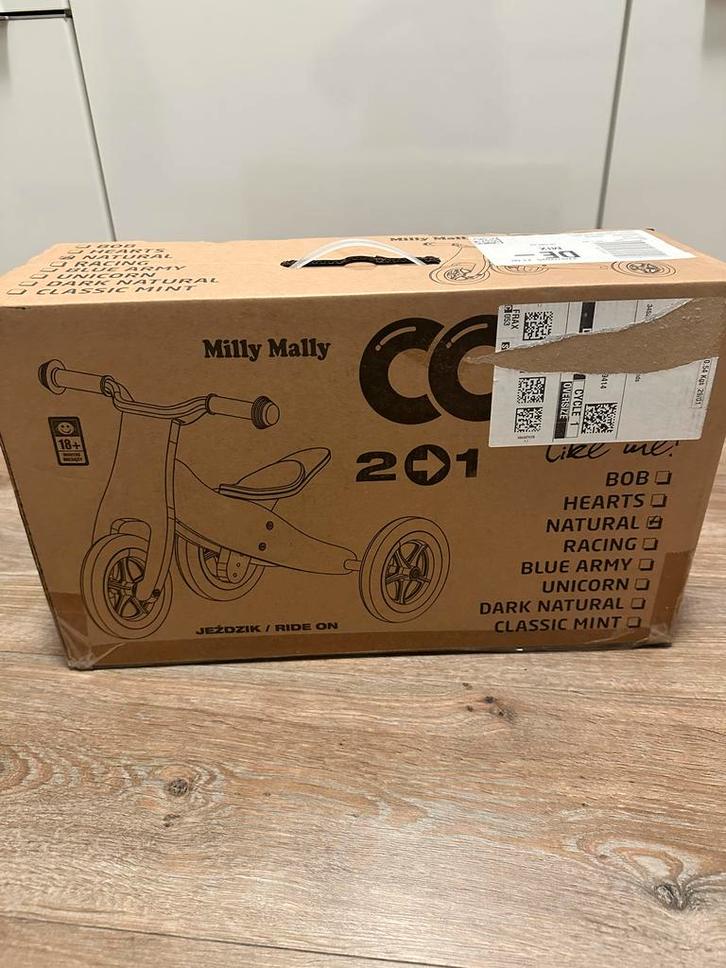 Milly Mally 2-in-1 Loopfiets driewieler - Nieuw!, Kinderen en Baby's, Speelgoed | Buiten | Voertuigen en Loopfietsen, Nieuw, Loopfiets