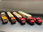 Majorette Bernard & Scania + trailer | 10 X | schaal 1:100 |, Ophalen of Verzenden, Gebruikt, Bus of Vrachtwagen