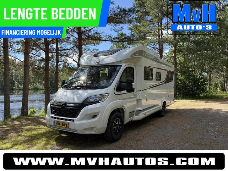 165 PK- LMC H730G LIFT-HEFBED-OFFGRID-2 x AIRCO-TV-GARANTIE, Caravans en Kamperen, Campers, Bedrijf, tot en met 4, Half-integraal