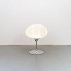 1x Kartell Eros 4835 Draaibare Kuipstoel Wit - Chroom, Niet ingevuld, Gebruikt, Wit, Niet ingevuld