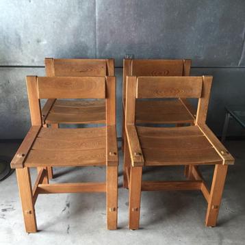 OPRUIMING Set van 4 originele  Trybo stoelen Edvin Helset beschikbaar voor biedingen