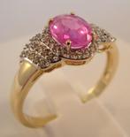 Nieuwe gouden ring met Saffier - Harry Ivens designer ring, 20 of groter, Verzenden, Nieuw, Roze