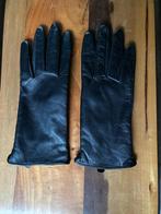 Echt lederen dames handschoenen HEMA zwart zgan, Ophalen, Zo goed als nieuw, Maat 36 (S), Handschoenen