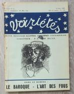 Variétés 1929 1re année no. 11 o.a. Kafka, l'art des fous, Antiek en Kunst, Ophalen of Verzenden