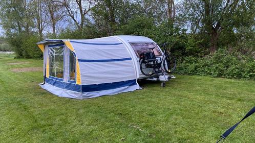 Originele van der Horn voortent Kip Kompact 37EKV met hefdak, Caravans en Kamperen, Voortenten en Luifels, Zo goed als nieuw, Ophalen