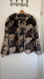 Storm & Marie faux fur jas maat 42, Bruin, Maat 42/44 (L), Ophalen of Verzenden, Zo goed als nieuw
