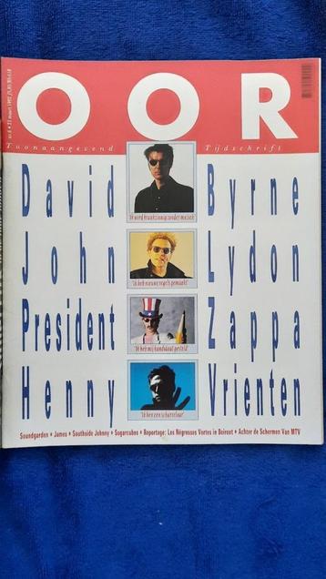 OOR 6-1992 David Byrne John Lydon Eric Clapton Sugarcubes So beschikbaar voor biedingen