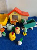 Boerderijtje met kipjes,kruiwagen enz(in een koffertje), Kinderen en Baby's, Ophalen of Verzenden, Zo goed als nieuw, Overige typen