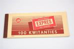 100 Kwitanties – Geperforeerd Expres Met Souche [Vintage], Boeken, Ophalen of Verzenden, Gelezen