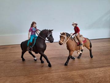 Schleich Paarden en Ruiters - Set 42112 & 42541 beschikbaar voor biedingen