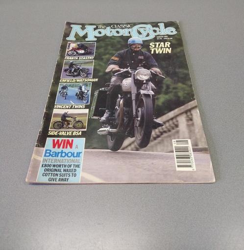The Classic Motorcycle augustus 1991, Boeken, Motoren, Gelezen, Verzenden