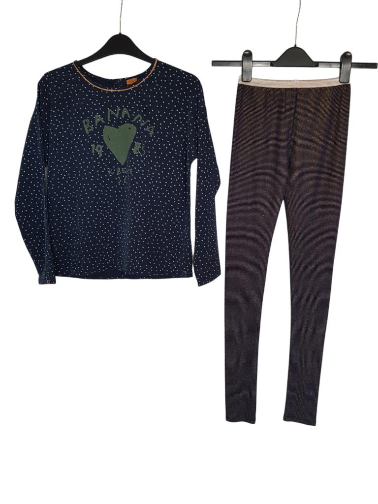 Mooie donkerblauwe SCOTCH R'BELLE top maat 12/152., Zo goed als nieuw, Shirt of Longsleeve, Scotch R'belle, Verzenden