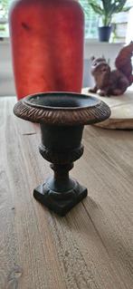 Gietijzeren Vaas 13 CM, Ophalen, Overige materialen, Zwart, Zo goed als nieuw