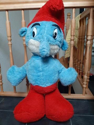 Vintage Grote smurf knuffel  beschikbaar voor biedingen