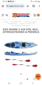 Sit on top EXO Shark 2 410 STD - 2 persoons kayak, Watersport en Boten, Ophalen, Zo goed als nieuw, 2-persoons