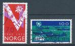 B732 – Scandinavië - Noorwegen – MiNr 606-607 (gestempeld), Verzenden, Noorwegen, Gestempeld