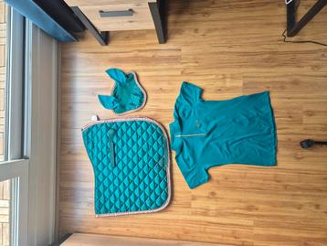 Horsegear dekje + Oornetje + Quur shirt Maat Full/Large beschikbaar voor biedingen