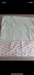 Mintgroene zomerdeken met flamingo’s peuterbed Made 4 Ukkies, Meisje, Ophalen of Verzenden, Groen, Deken of Dekbed