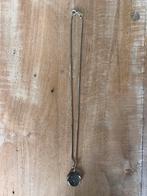 Vintage jaren ‘70. Zilveren  ketting met hanger.🩶, Met hanger, Ophalen of Verzenden, Zo goed als nieuw, Zilver