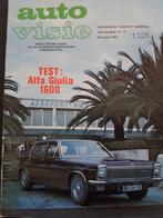 AutoVisie 13 '69 - test Alfa Romeo Giulia 1600, Algemeen, Ophalen of Verzenden, Zo goed als nieuw, Alfa Romeo
