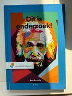Ben Baarda - Dit is onderzoek!, Verzenden, Zo goed als nieuw, Ben Baarda
