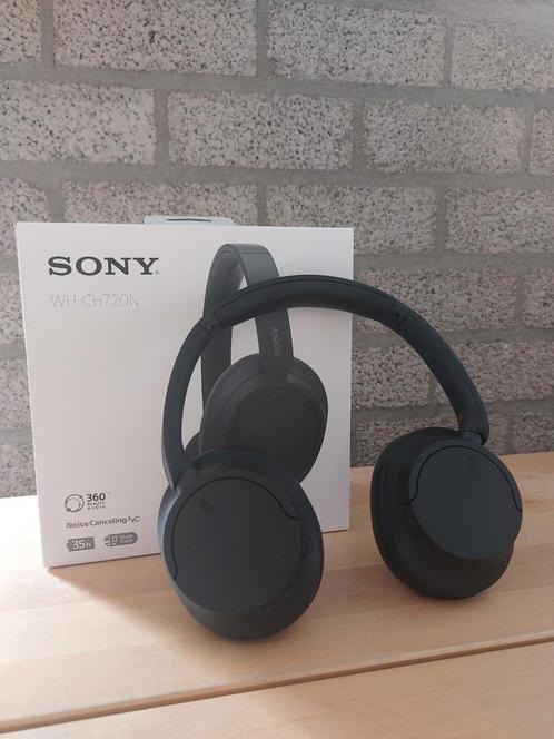 Sony koptelefoon WH-CH720N zwart Nieuw!, Audio, Tv en Foto, Koptelefoons, Nieuw, Sony, Ophalen of Verzenden