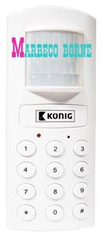 Alarm met bewegingsdetector en telefoonkiezer, König, Nieuw, Info@marbeco.nl, Ophalen of Verzenden