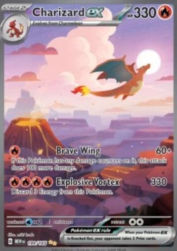 Pokémon 151: Charizard EX beschikbaar voor biedingen