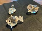 swarovski mini figuren vis, eend, zwaan, Verzamelen, Swarovski, Ophalen of Verzenden, Zo goed als nieuw, Figuurtje