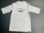 TE KOOP: wit UV zwemshirt maat 8/128 ZGAN, UV-zwemkleding, Jongen of Meisje, Zo goed als nieuw, Juja