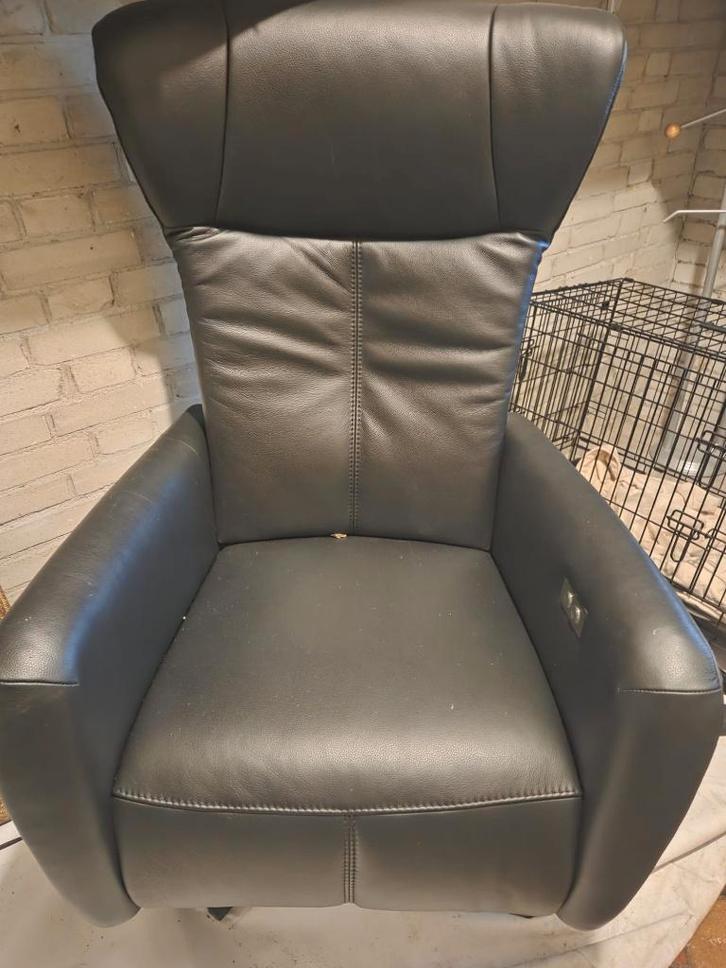 Relax Fauteuil, Huis en Inrichting, Fauteuils, Zo goed als nieuw, Leer, 50 tot 75 cm, 75 tot 100 cm, Ophalen