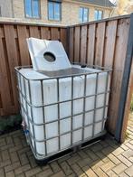 IBC Container 1000 Liter met scharnierende deksel, 150 liter of meer, Ophalen, Gebruikt, Kunststof