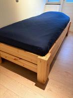 1 persoons bed inclusief matrasbodem, Ophalen, 90 cm, Eenpersoons, Wit
