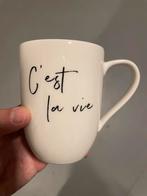 Villeroy & Boch beker/mok C’est la vie, Ophalen of Verzenden, Zo goed als nieuw, Overige stijlen, Kop(pen) en/of Schotel(s)