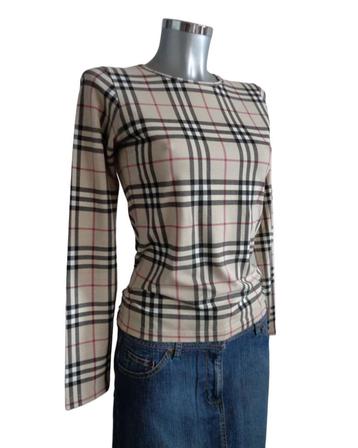 Burberry London longsleeve, maat small, origineel beschikbaar voor biedingen