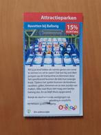 Ravotten bij ballorig 15% korting, Drie personen of meer, Kortingskaart