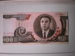 Noord-Korea- 100 Won - Bankbiljet, Postzegels en Munten, Bankbiljetten | Azië, Verzenden, Oost-Azië, Los biljet