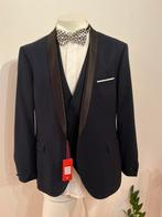 NIEUW Smoking Colbert + Double Breasted vest EU52-54 Blauw, Kleding | Heren, Kostuums en Colberts, Verzenden, Nieuw, Maat 52/54 (L)
